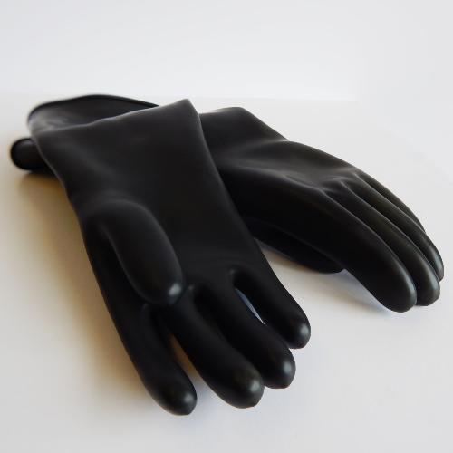 SOLVENT RESISTANT GLOVES - BLACK